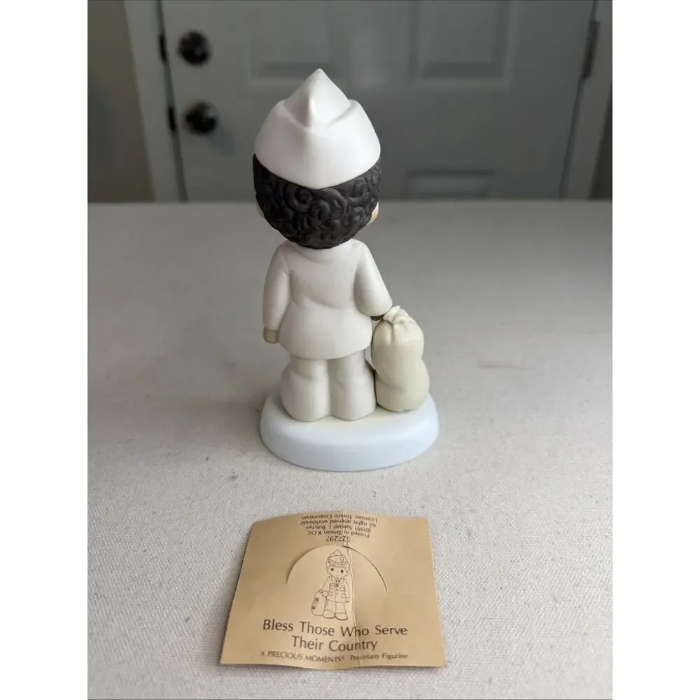 Bless Those Who Serve Their Country 527289/527297 Precious Moments 1991 Set of 2 - Picture 3 of 11